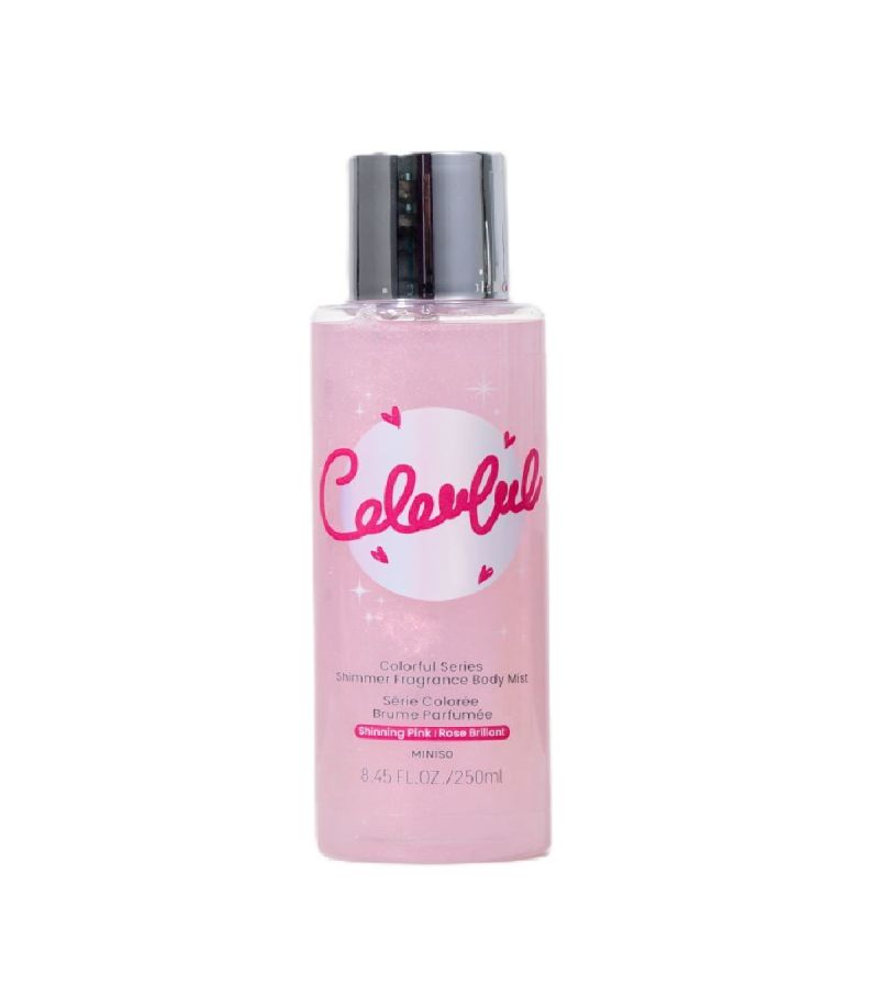 Colorful Series Shimmer Fragrance Body Mist Shinning Pink 250ml