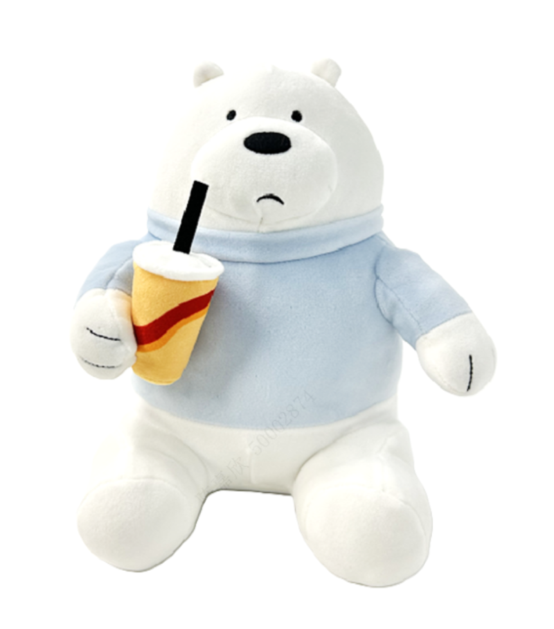 We Bare Bears 10 Inch Foodie Plush Soft Toy Ice Bear