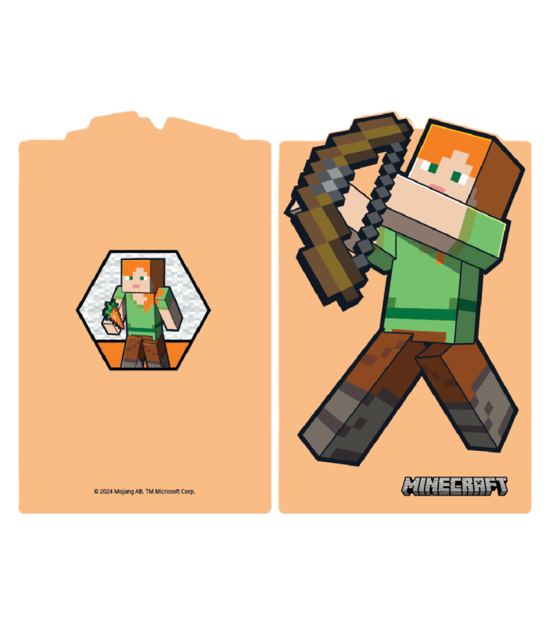 Minecraft Steve & Alex 32 Page Stitch Bound Notebook Set Of 2