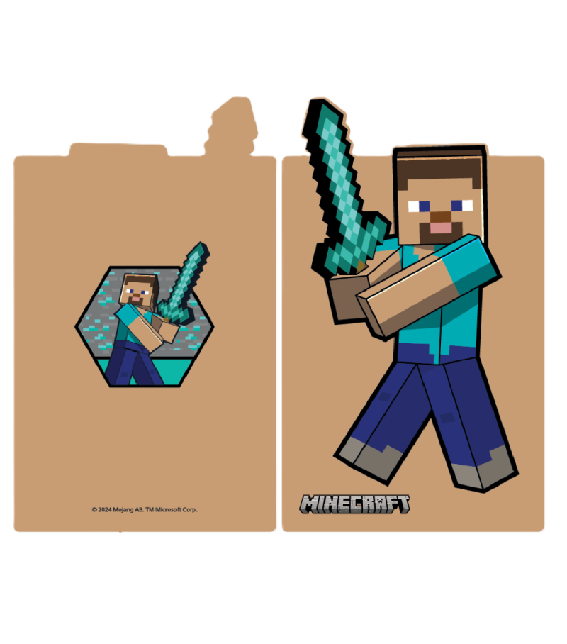 Minecraft Steve & Alex 32 Page Stitch Bound Notebook Set Of 2
