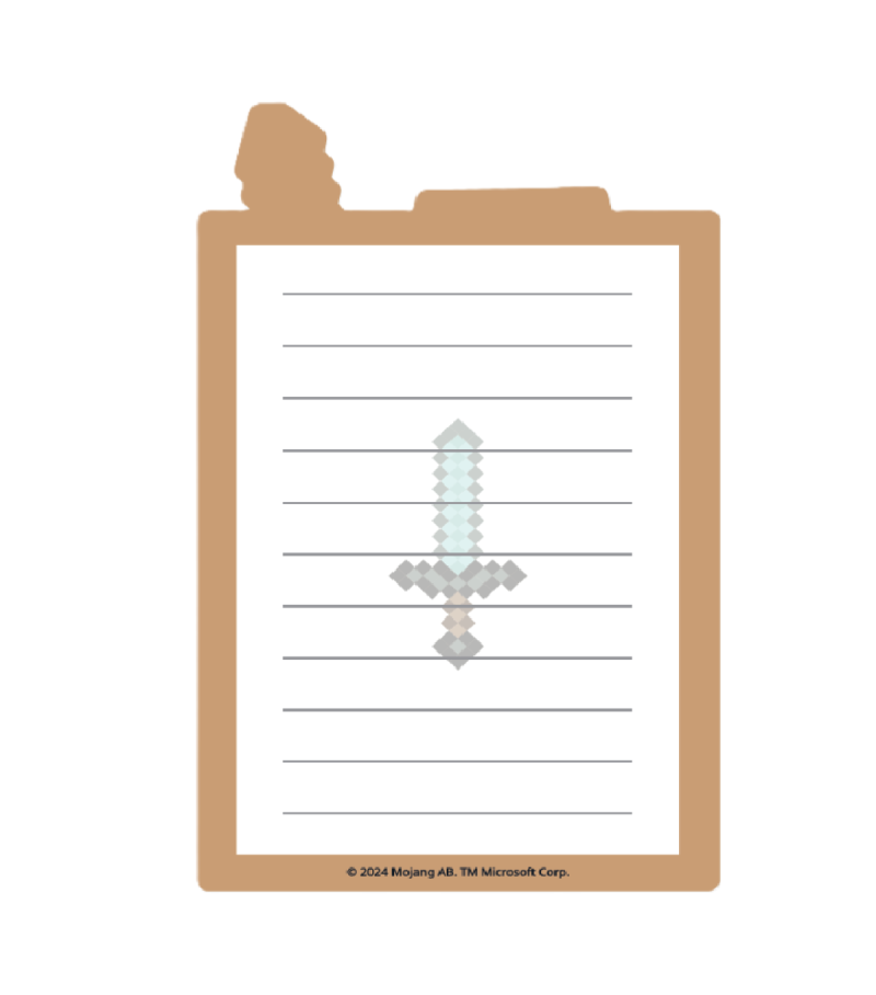 Minecraft Steve & Alex 32 Page Stitch Bound Notebook Set Of 2