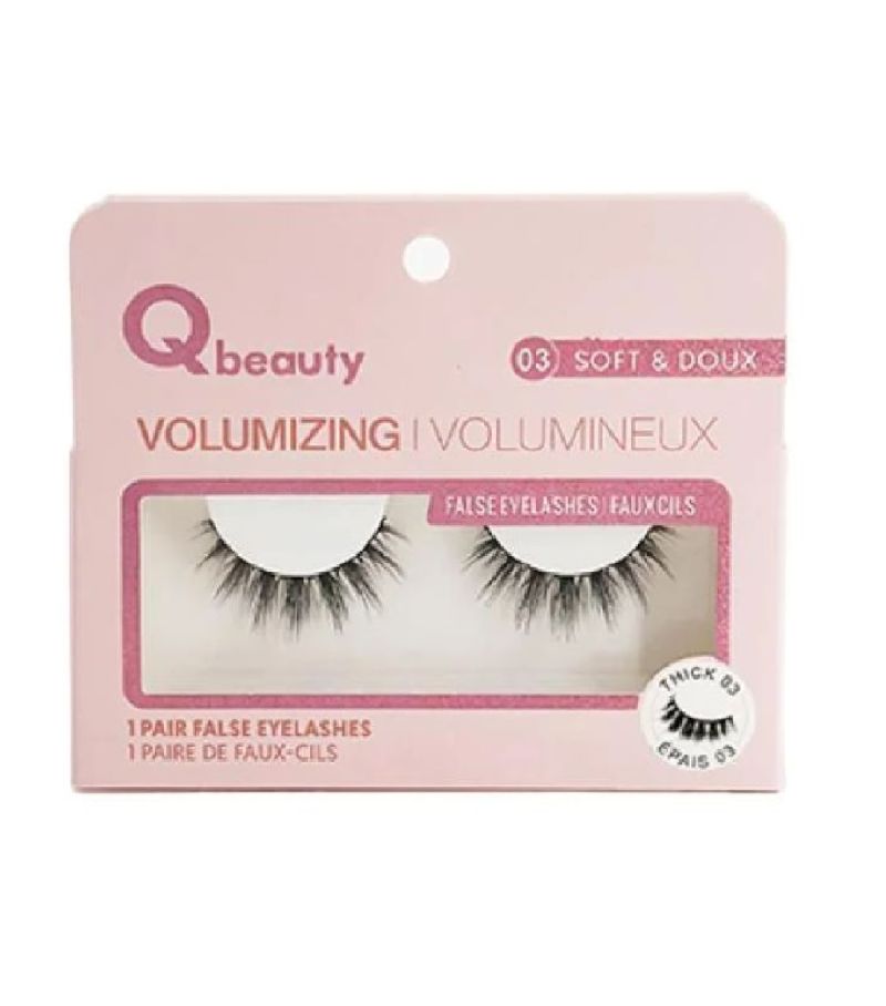 Qbeauty Volumising 1 Pair Thick False Eyelashes 03