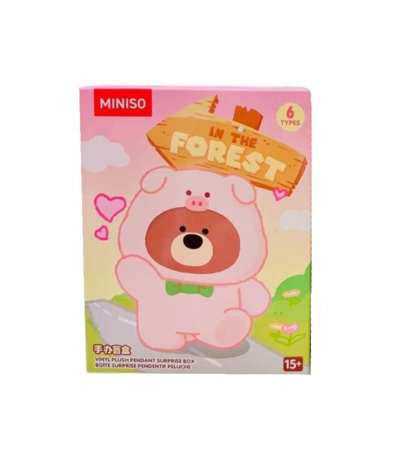 MINISO Gift Bear In The Forest Vinyl Plush Pendant Surprise Blind Box