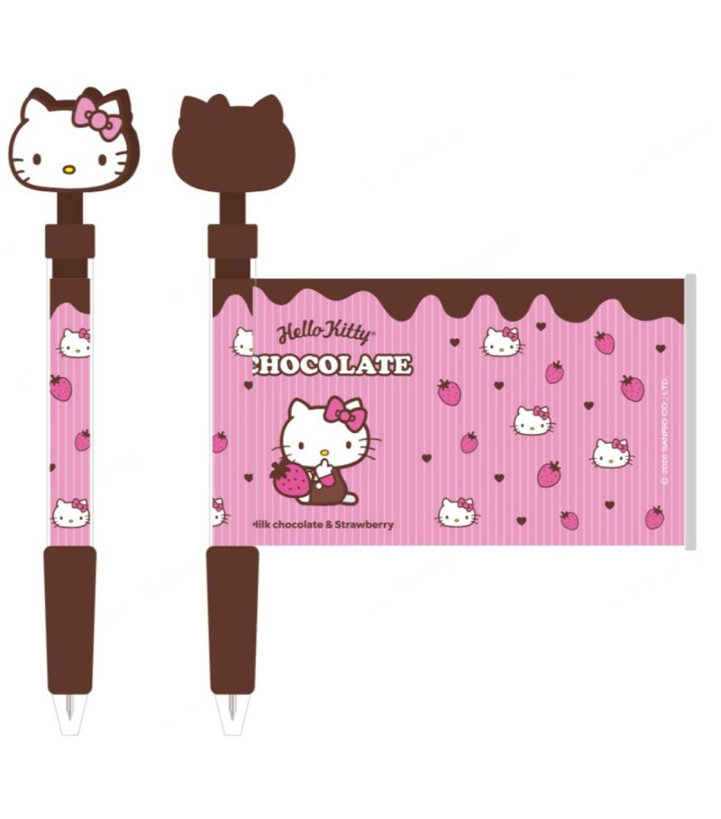 Sanrio Hello Kitty & Friends Chocolate Collection Pink Decoration 0.5mm Black Gel Pen