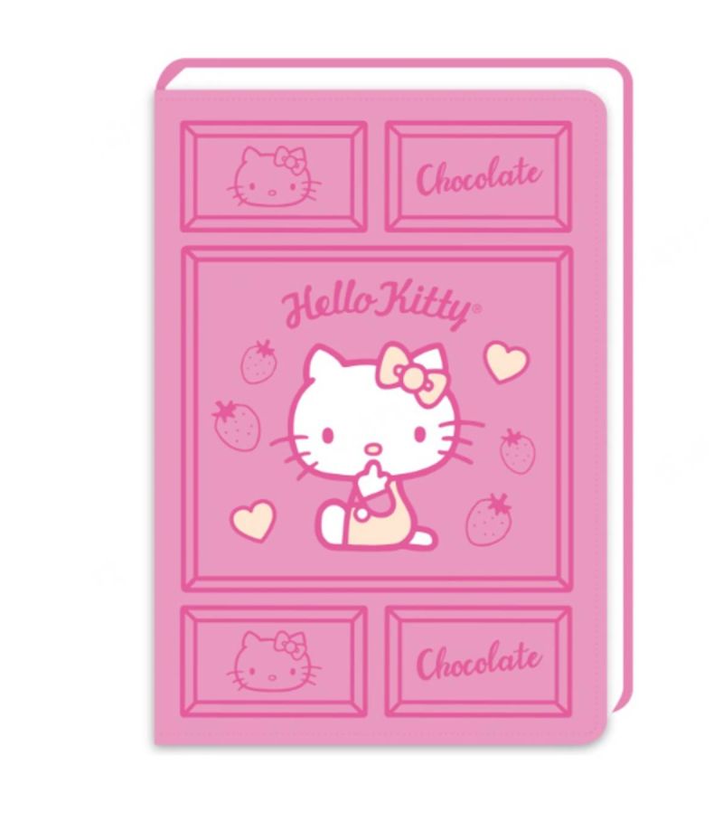 Sanrio Hello Kitty & Friends Chocolate Collection A6 80 Page PU Hardback Notebook