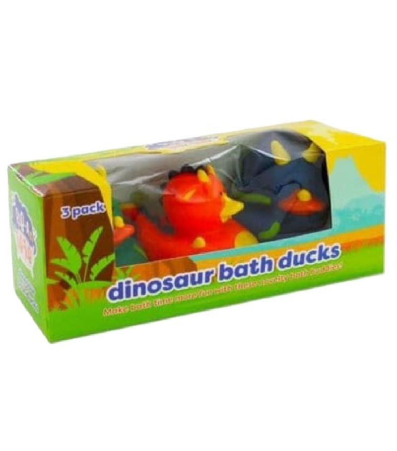 Dinosaur Rubber Ducks Set Of 3