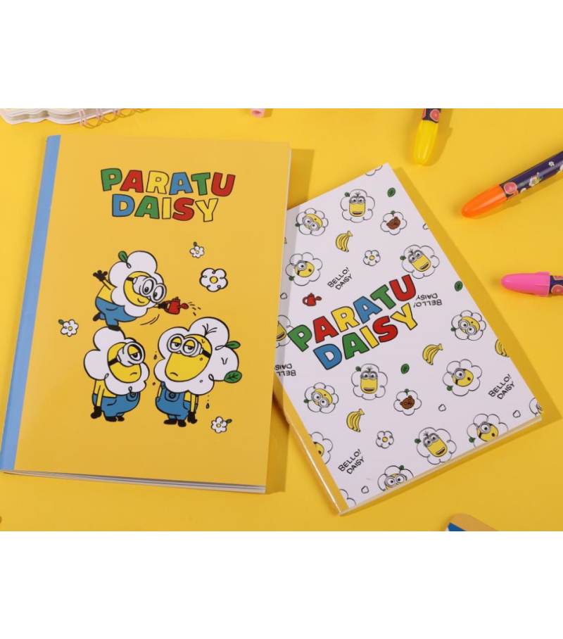 Daisy Minions Collection Stitch-Bound Book Set Of 2 (28 Sheets) 