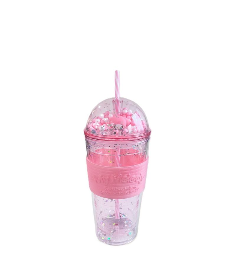 Sanrio My Melody Party Plastic Tumbler with Straw 600ml
