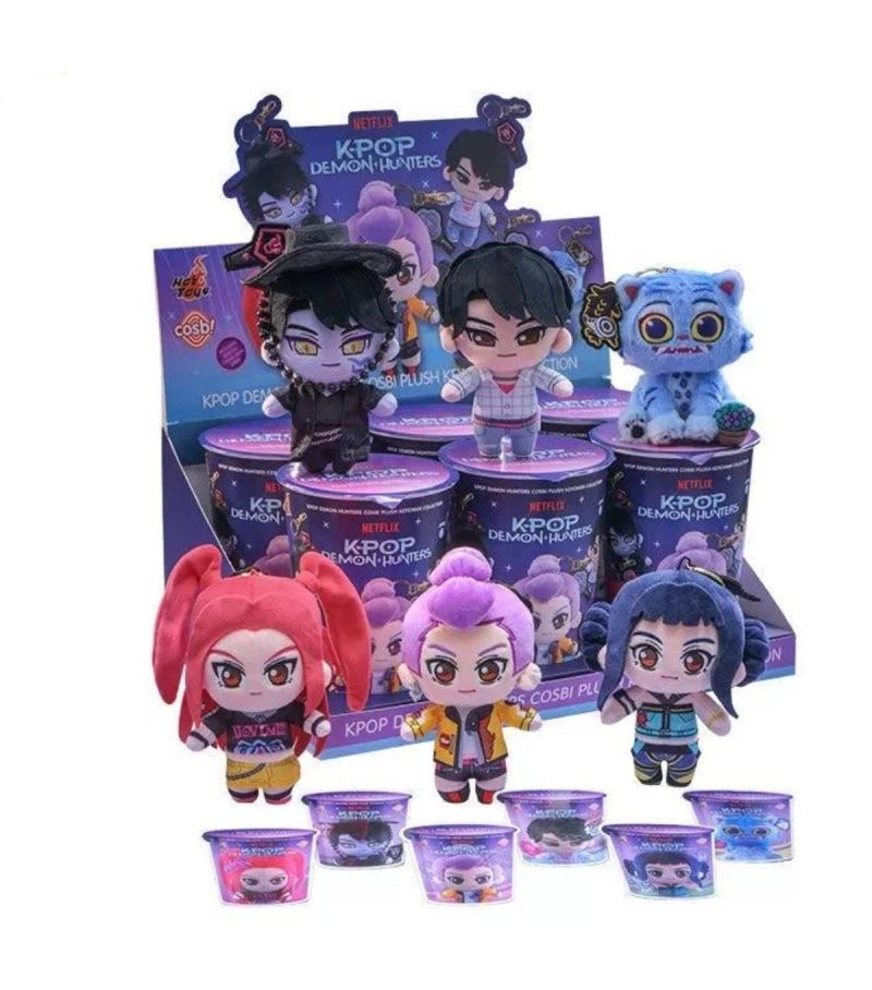 K-Pop Demon Hunters Huntress Squad Plush Pendant Blind Box