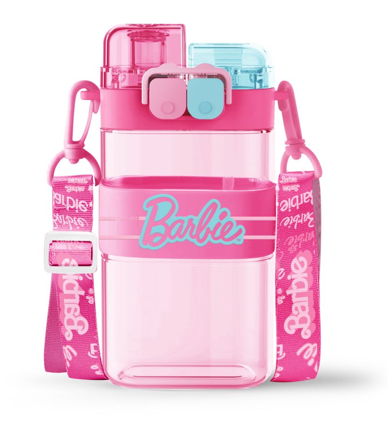 Barbie Shining Collection Plastic Bottle with Shoulder Strap 560ml