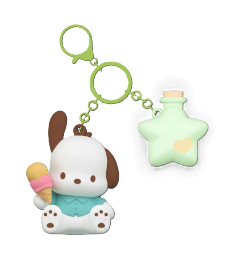 Sanrio Pochacco Beach Series LED Light-Up Keychain