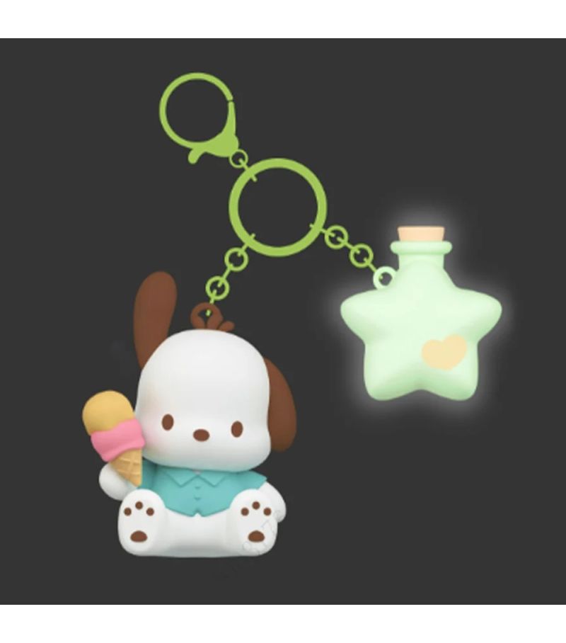 Sanrio Pochacco Beach Series LED Light-Up Keychain