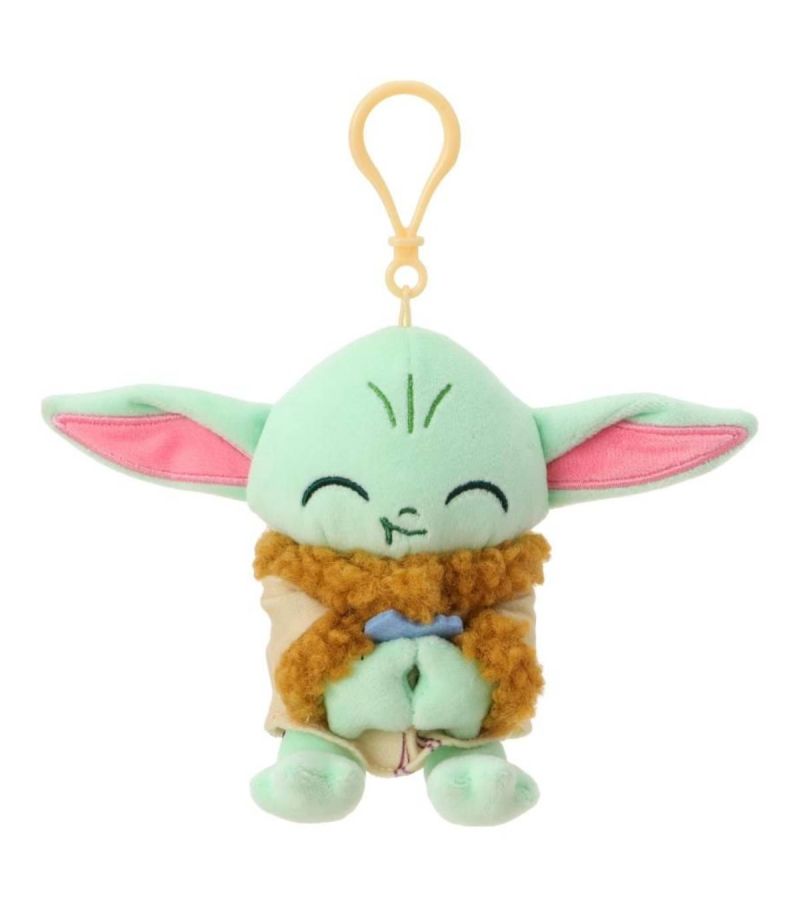 Star Wars Collection 4 Inch Plush Pendant Grogu Eating Macaro
