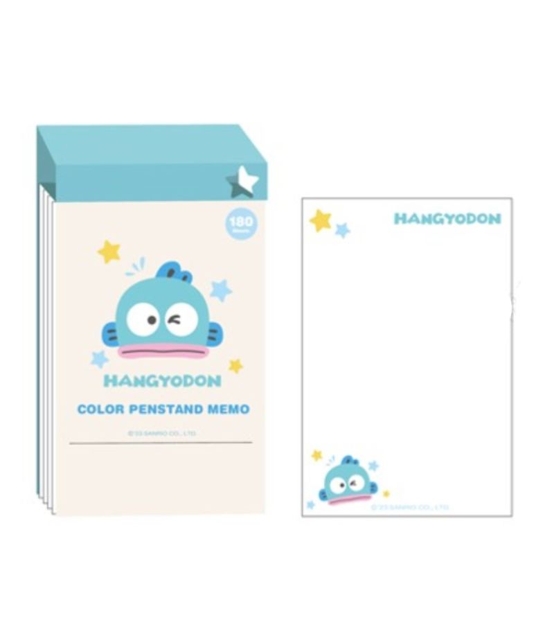 Sanrio Hello Kitty & Friends Hangyodon Note Pad 180 Sheets