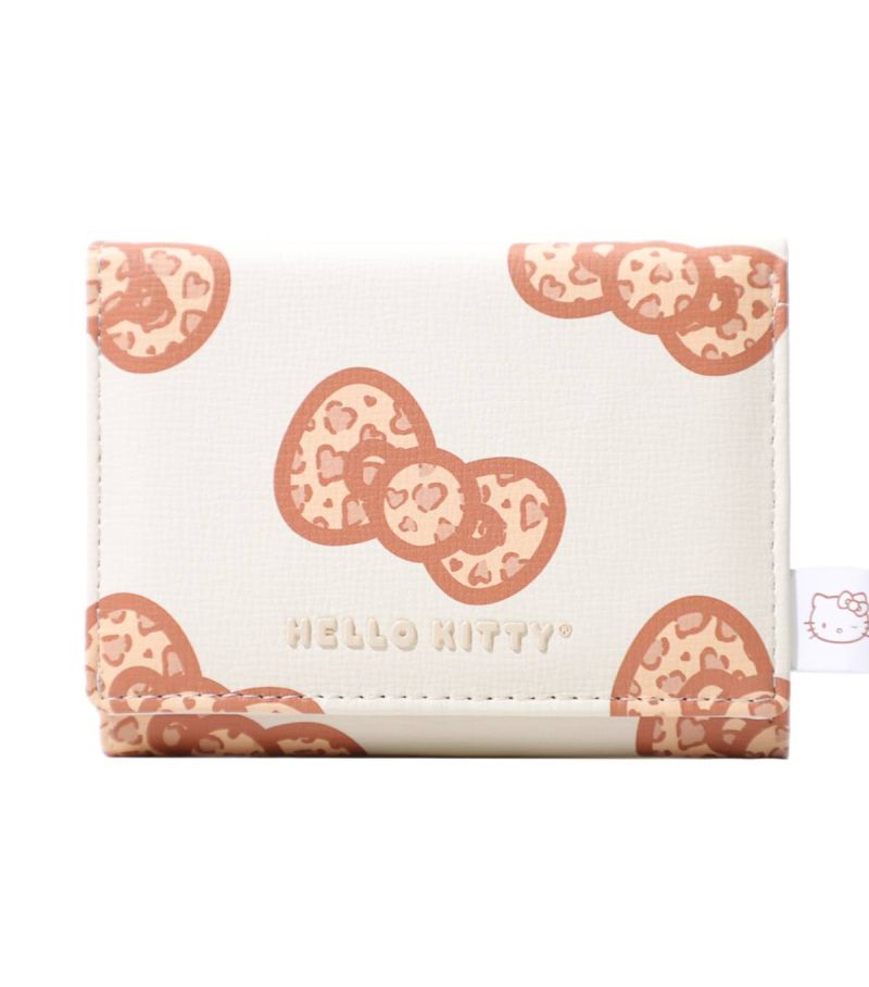 Sanrio Hello Kitty & Friends Brown Leopard Print Bowknot Wallet