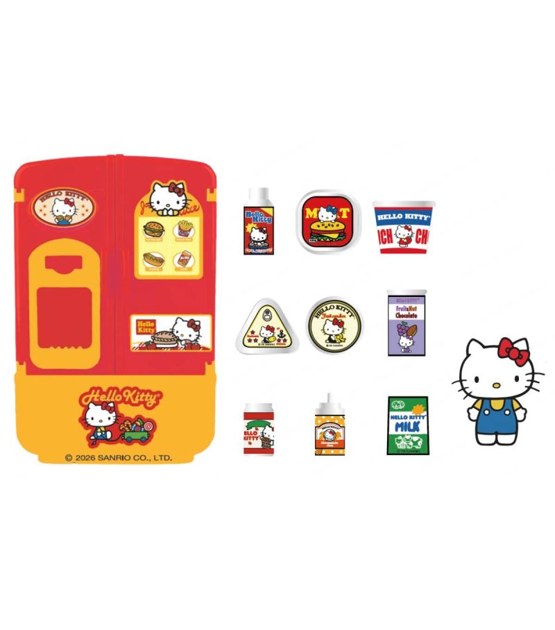 Sanrio Hello Kitty & Friends Retro Diner Collection Toy Fridge Play Kit