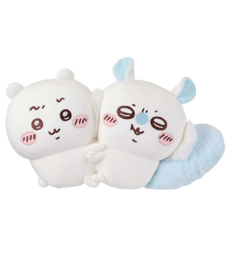 Chiikawa Collection Hugging Plush Toy (Chiikawa & Momonga)