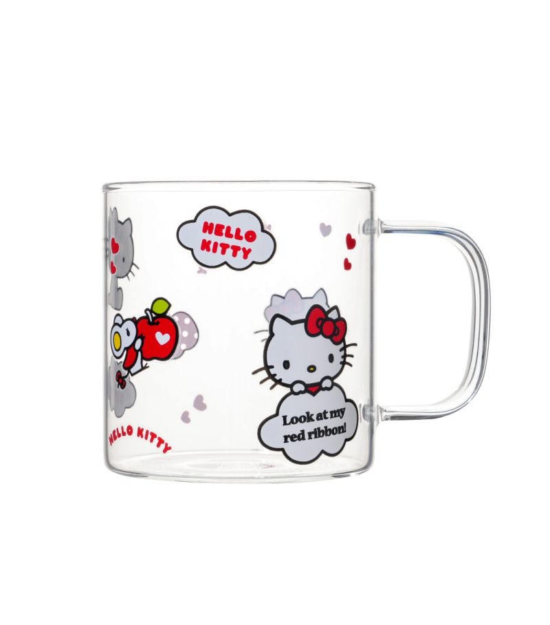 Sanrio Hello Kitty & Friends Hello Kitty Apple Collection Glass Mug 
