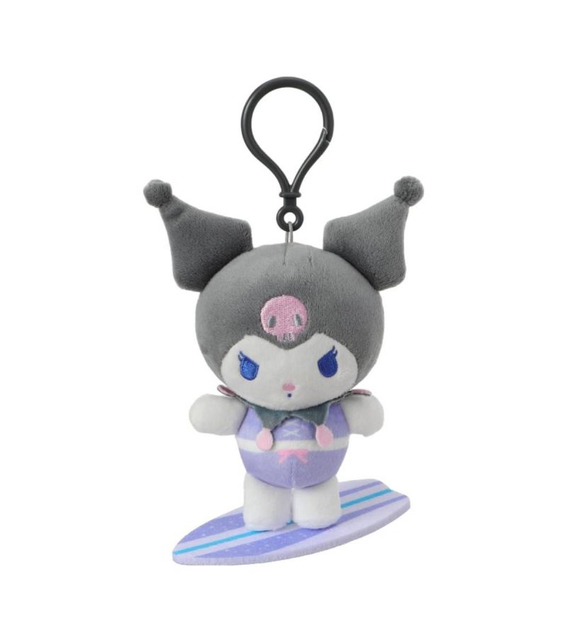 Sanrio Hello Kiity & Friends Kuromi Jump into Summer 5 Inch Plush Pendant