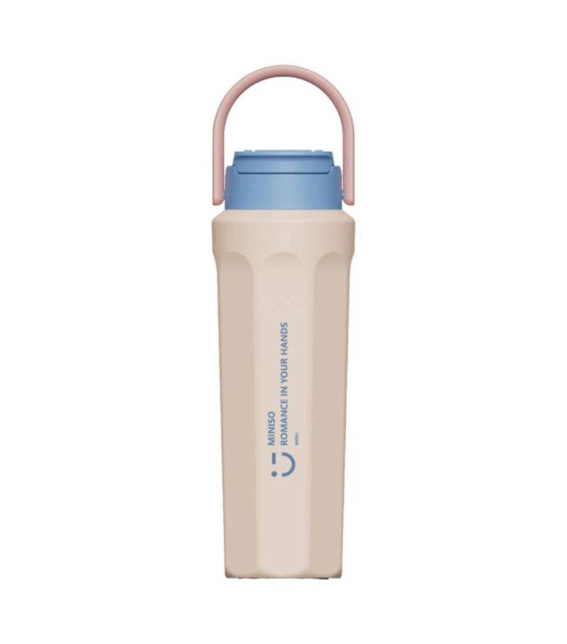 MINISO Blue Double Wall Steel Bottle 600 ML