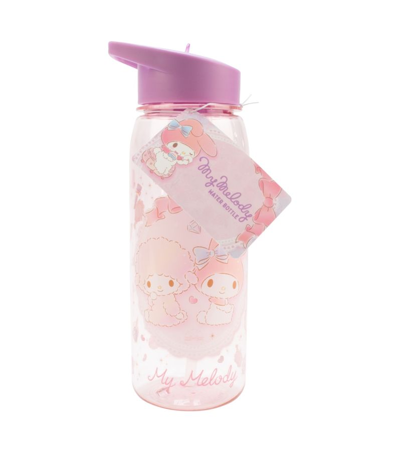 My Melody Flip-Top Straw Water Bottle