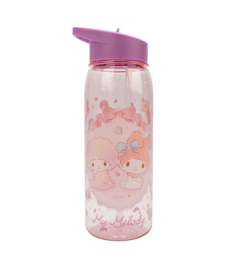 My Melody Flip-Top Straw Water Bottle