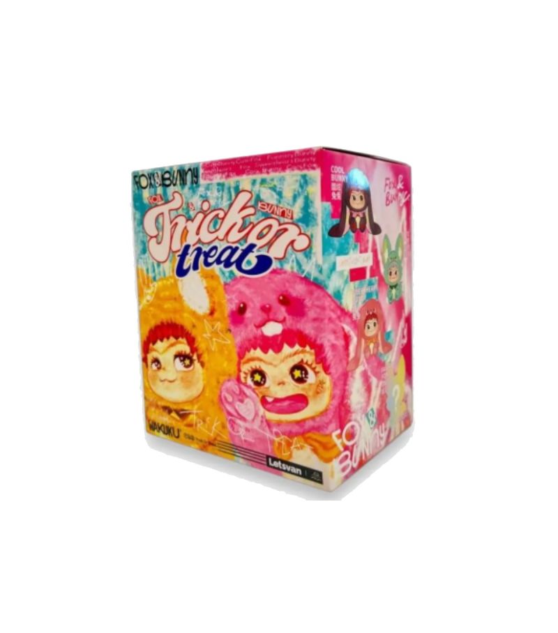 Letsvan Wakuku Fox & Bunny Trick Or Treat Vinyl Plush Blind Box