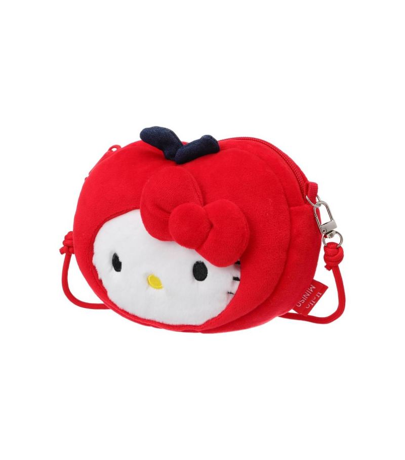 Sanrio Hello Kitty & Friends Classic Collection Denim Apple Head Crossbody Bag