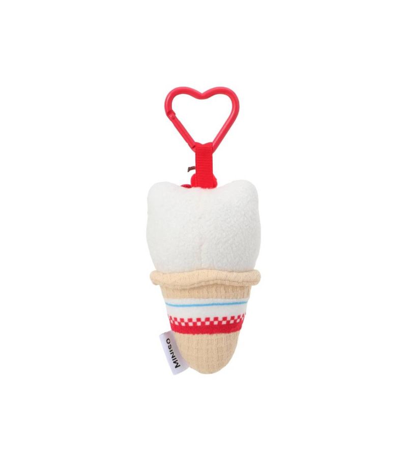 Sanrio Hello Kitty & Friends Retro Diner Ice Cream Cone Plush Pendant