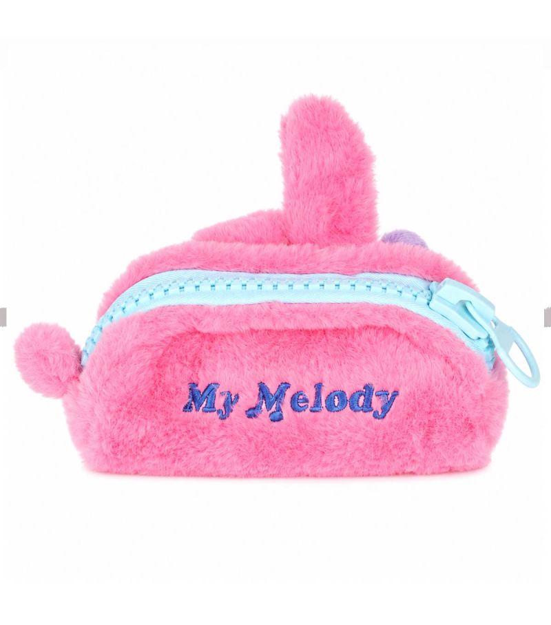Sanrio Hello Kitty & Friends My Melody Big Zipper Plush Pencil Case
