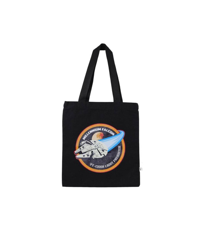Star Wars Millennium Falcon Black Tote Bag