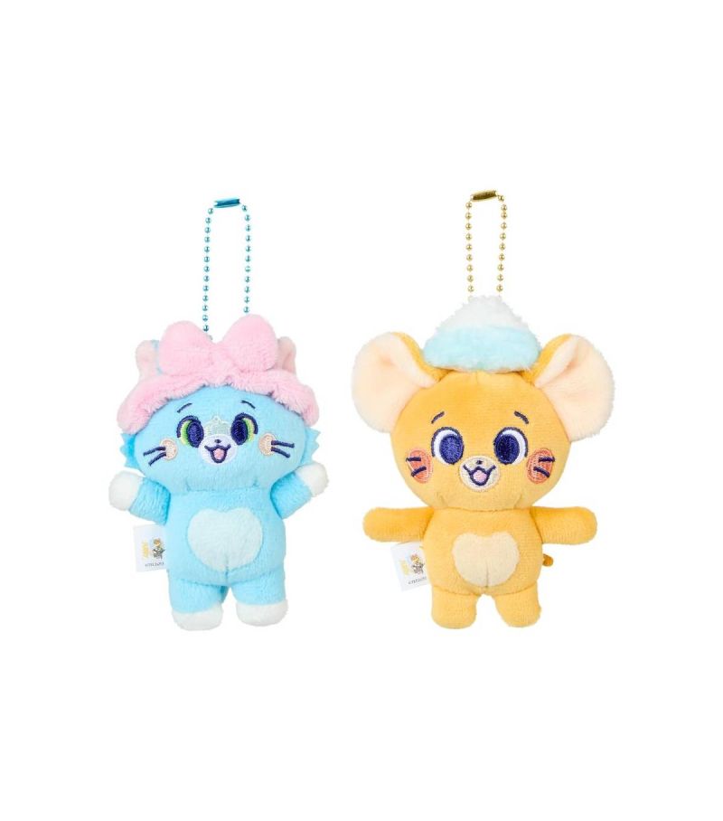 Tom & Jerry Gokko Series Bowknot Tom Couple Plush Pendant