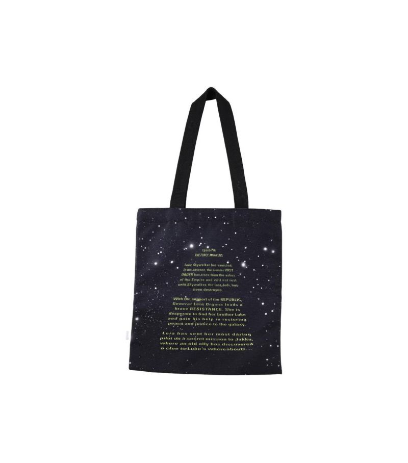 Star Wars The Force Awakens Black Tote Bag