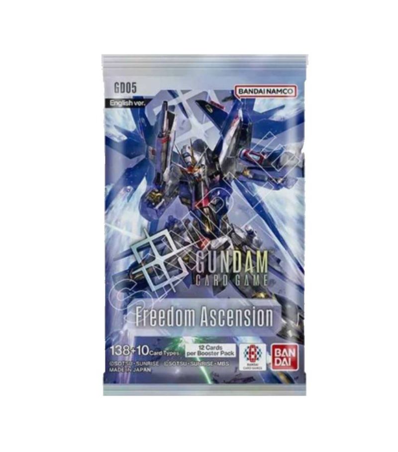 Bandai Namco Gundam Trading Card Game Freedom Ascension GD05 Booster Pack