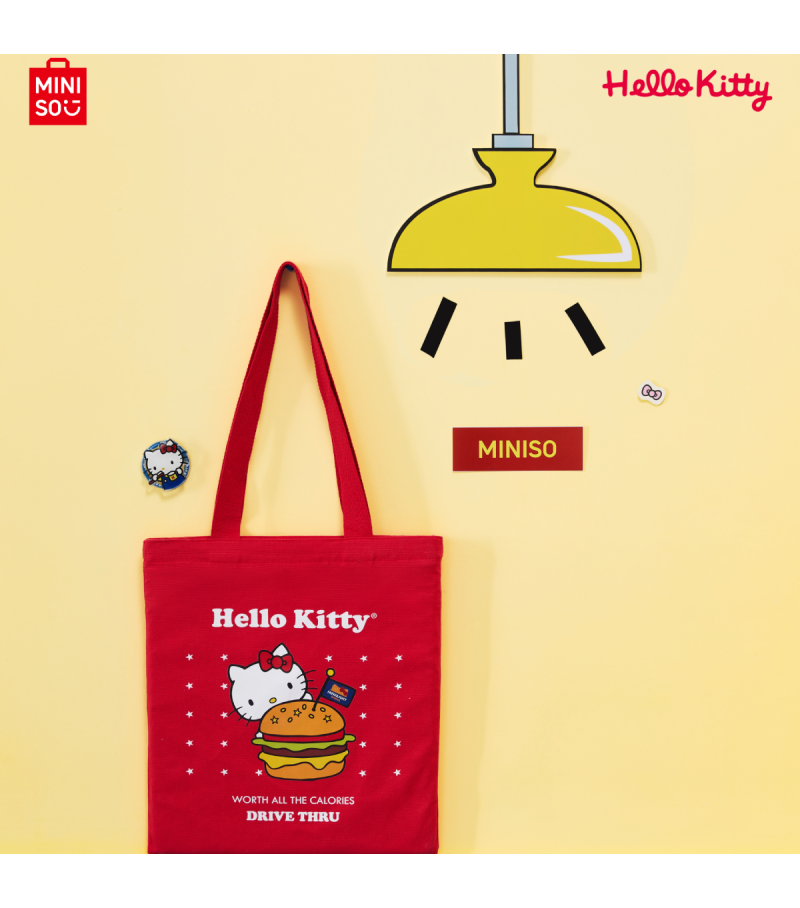 Sanrio Hello Kitty & Friends Retro Diner Red Tote Bag
