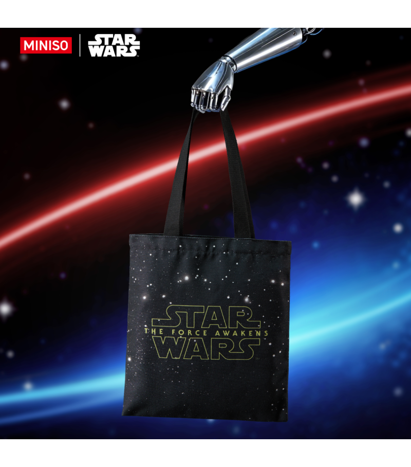 Star Wars The Force Awakens Black Tote Bag