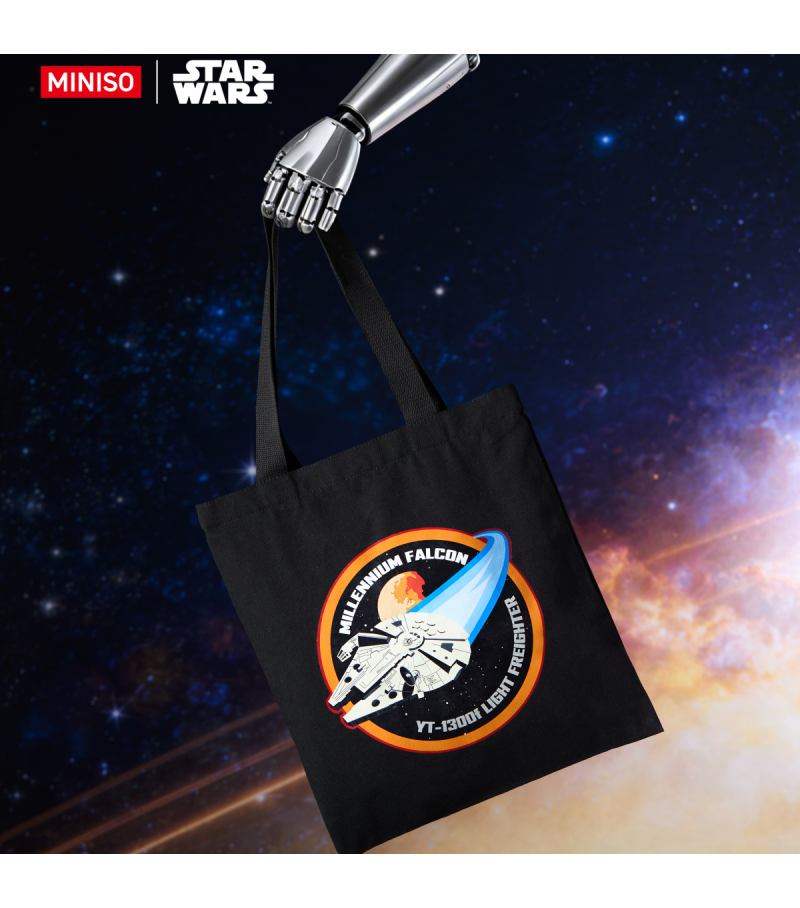 Star Wars Millennium Falcon Black Tote Bag