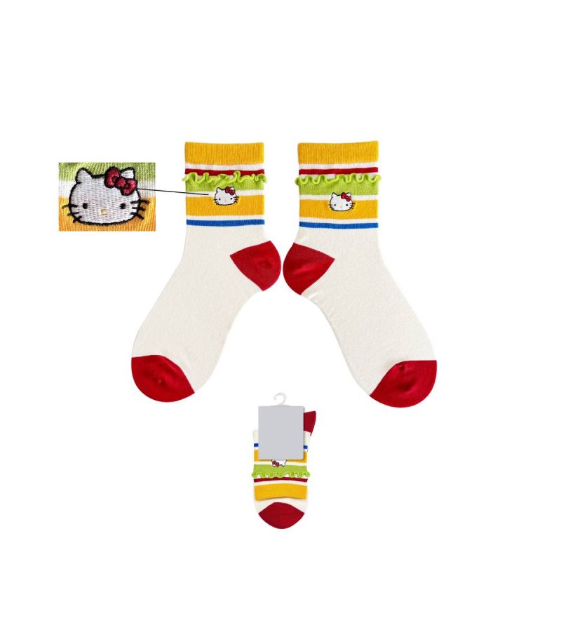 Sanrio Hello Kitty & Friends Retro Diner Quarter Socks