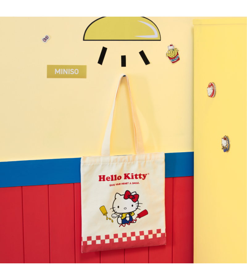 Sanrio Hello Kitty & Friends Retro Diner White Tote Bag