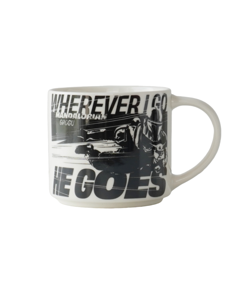 Star Wars The Mandalorian White Ceramic Mug 400ml