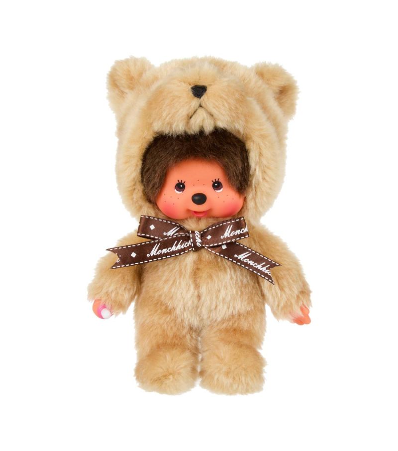 Bandai Monchhichi Animal collection Teddy Bear 16.5cm Plush Soft Toy