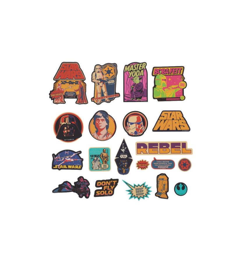 Star Wars Luggage Stickers Pack Of 20
