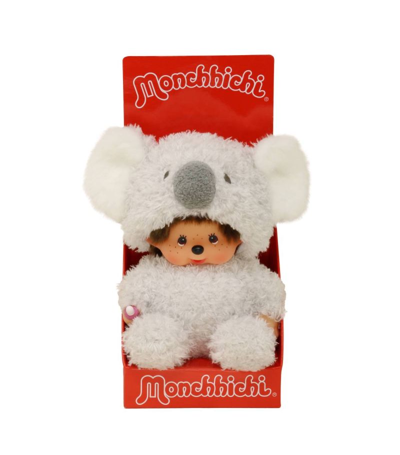 Bandai Monchhichi Animal Collection Fluffy Koala 16.5cm Plush Soft Toy