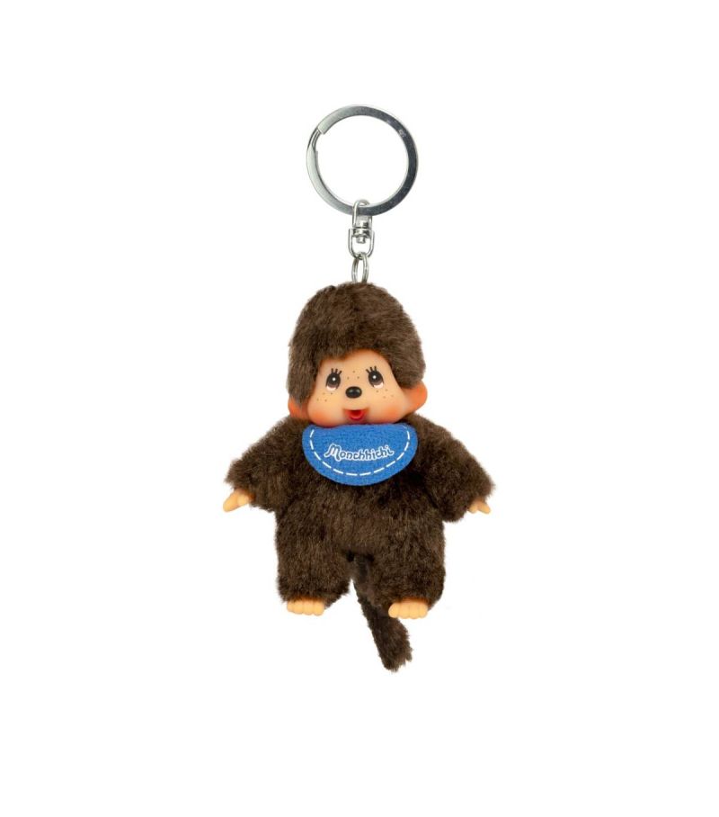 Bandai Monchhichi Classic 10cm Plush Keychain (Assorted Characters)
