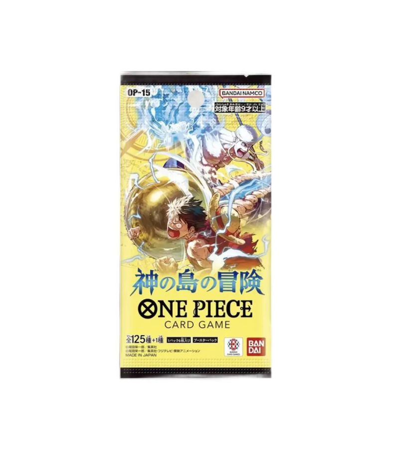 Bandai One Piece OP-15 Adventure Of The Island Of God Japanese Single Booster Pack