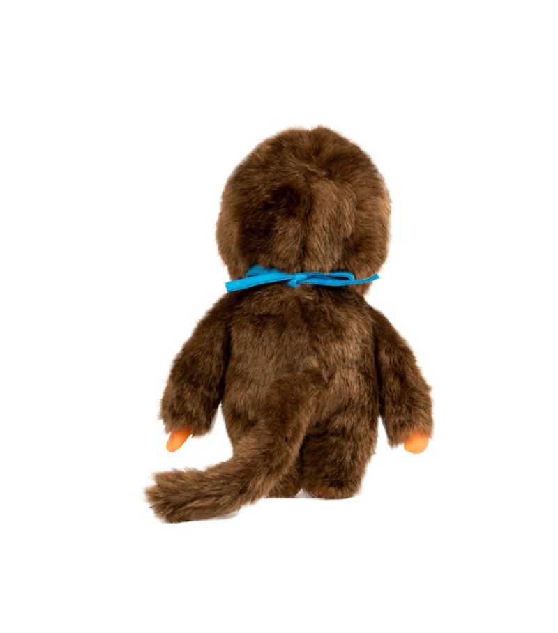 Bandai Monchhichi Classic Blue Bib Boy 16.5cm Plush Soft Toy