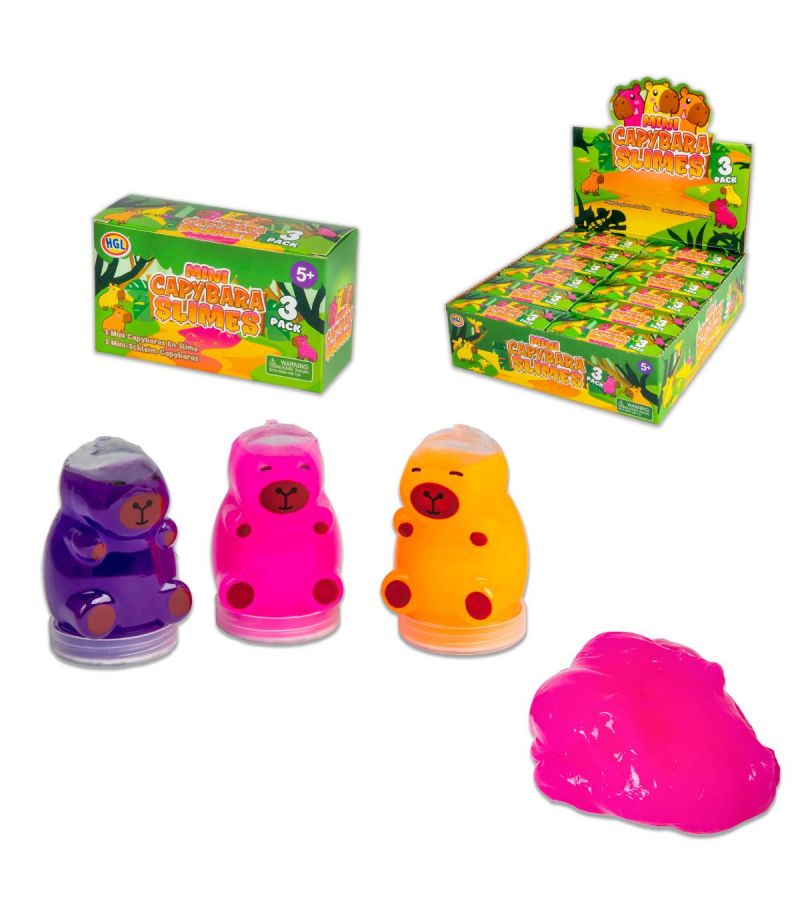 HGL Mini Capybara Slimes Pack of 3