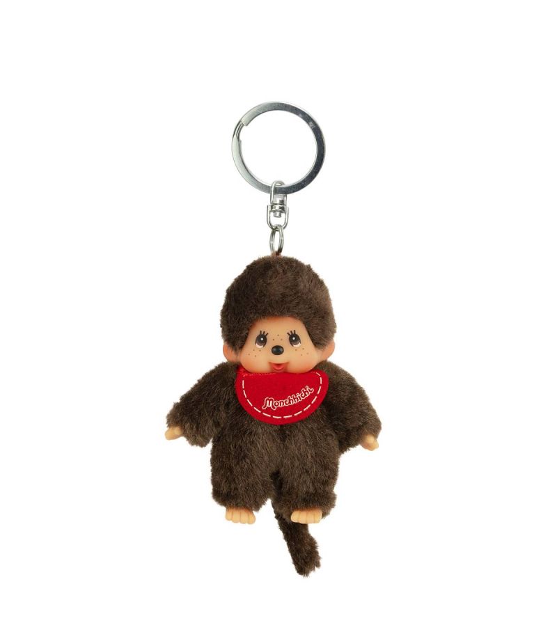 Bandai Monchhichi Classic 10cm Plush Keychain (Assorted Characters)