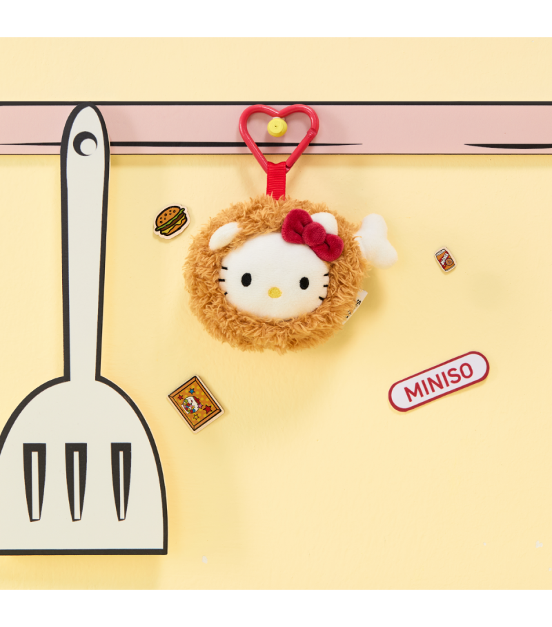 Sanrio Hello Kitty & Friends Retro Diner Fried Drumstick Plush Pendant
