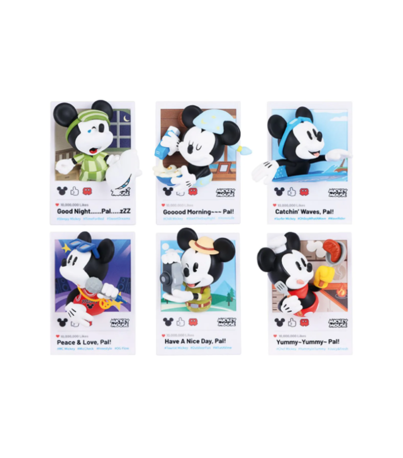 Disney Mickey Enjoy Life Collection 3D Fridge Magnet Surprise Blind Box